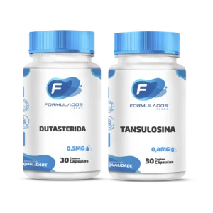 Kit Tansulosina 0,4mg 30 Cápsulas + Dutasterida 0,5mg 30 Cápsulas
