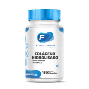 Colágeno Hidrolisado com Betacaroteno e Vitamina C 150 Cápsulas