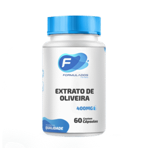 Extrato de Folha de Oliveira 400mg 60Cápsulas