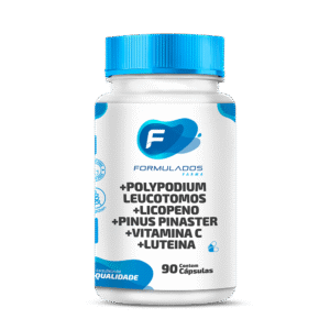 Polypodium Leucotomos 300mg + Licopeno 10mg + Pinus Pinaster 150mg + Vitamina C 50mg + Luteina 10mg 90 Cápsulas